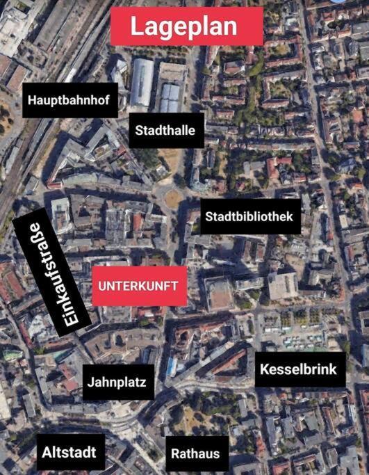 Downtown/Balcony/Coffee Bar/Tv-Streaming/Top Wlan Bielefeld Exteriér fotografie